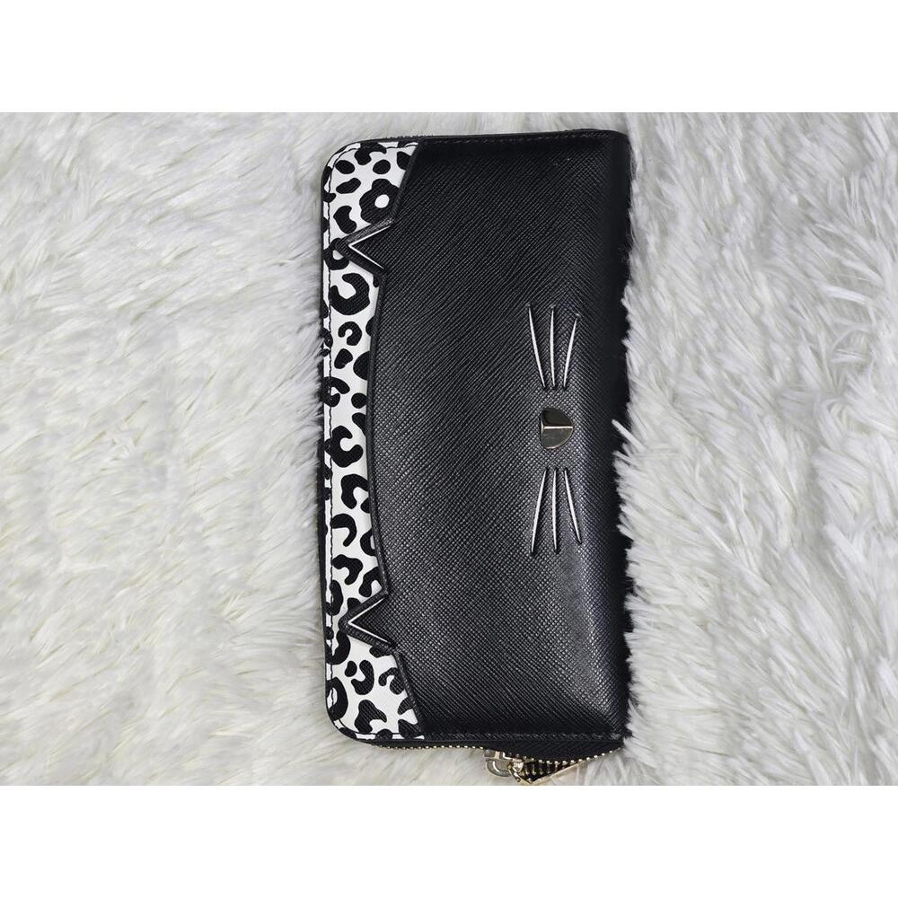 Kate Spade New York Meow Cat Large Continental Wallet